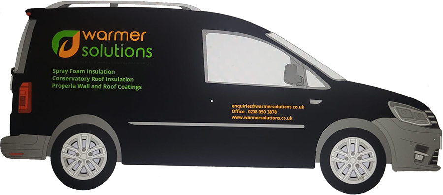 Warmer Solutions black service van